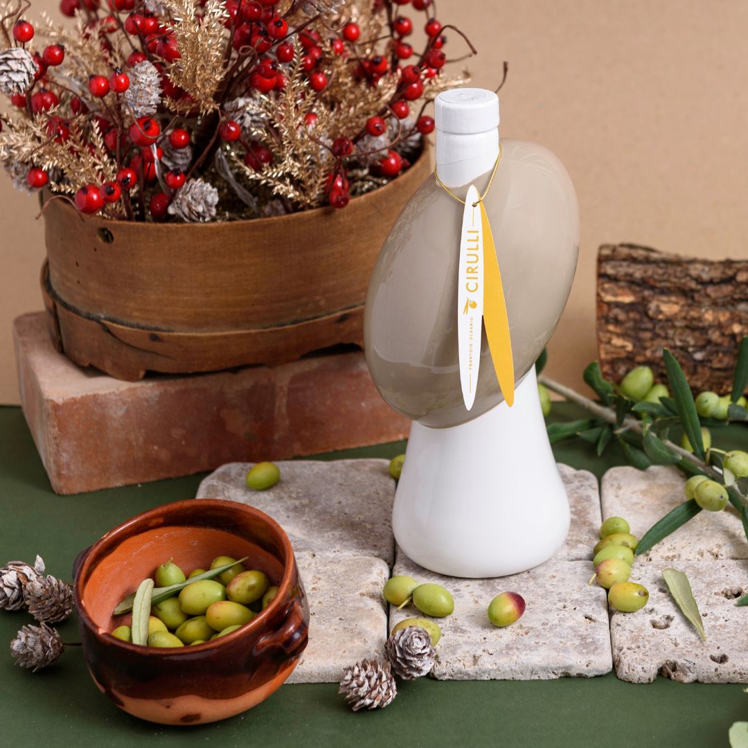 Orcio di olio extravergine Biologico • 500ml • Tortora