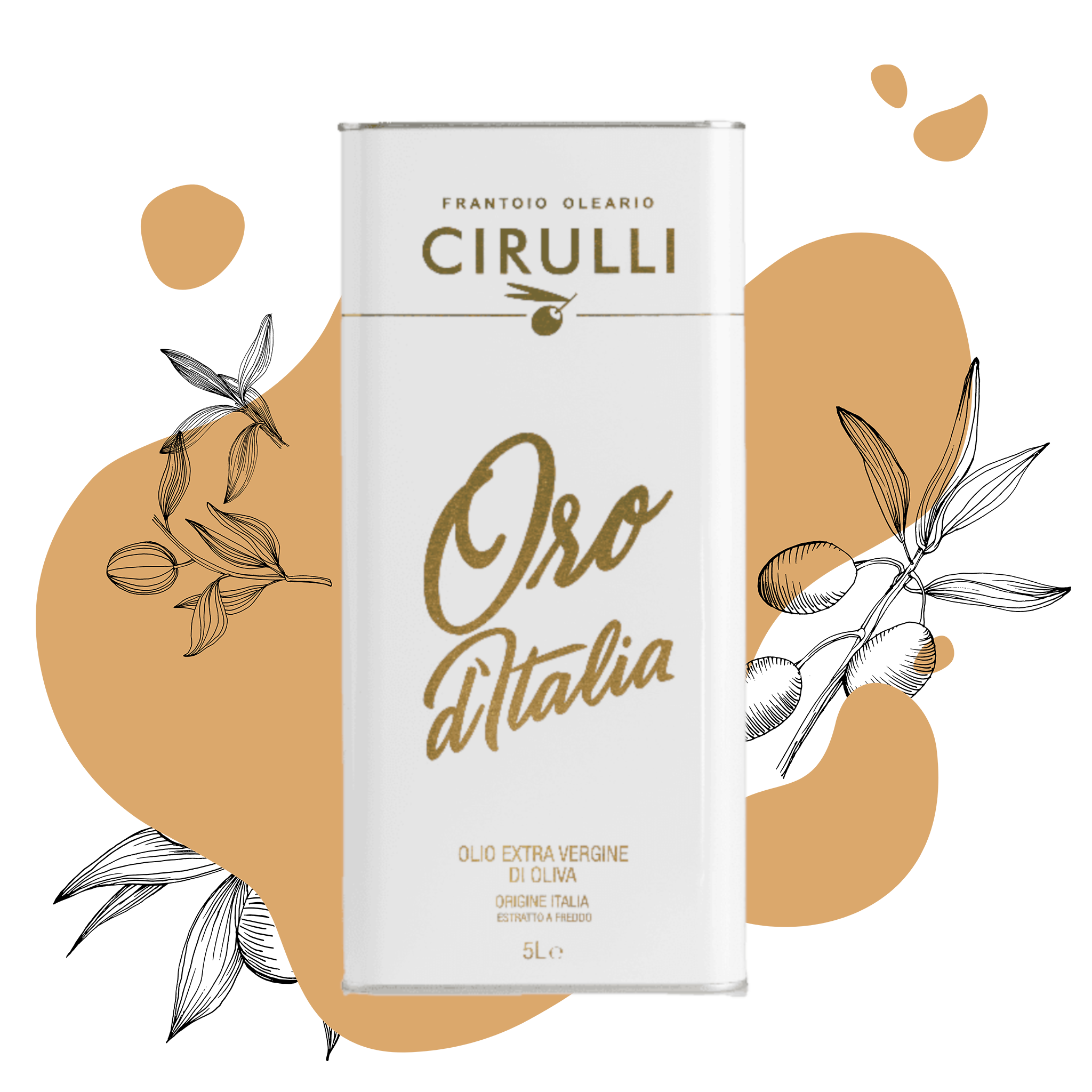 1 lattina di olio extravergine di oliva • 5 Litri