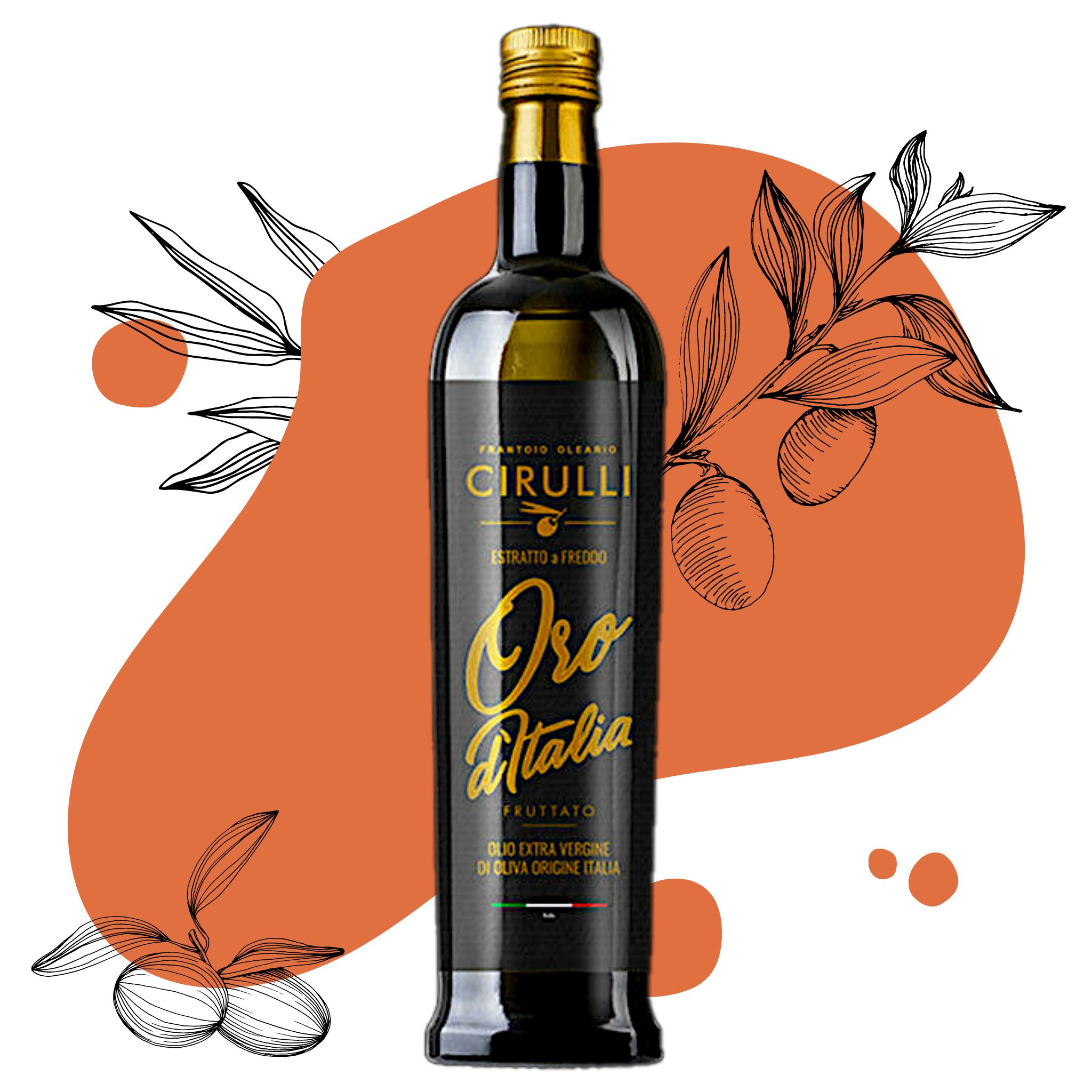 1 bottiglia di olio extravergine di oliva • 750ml