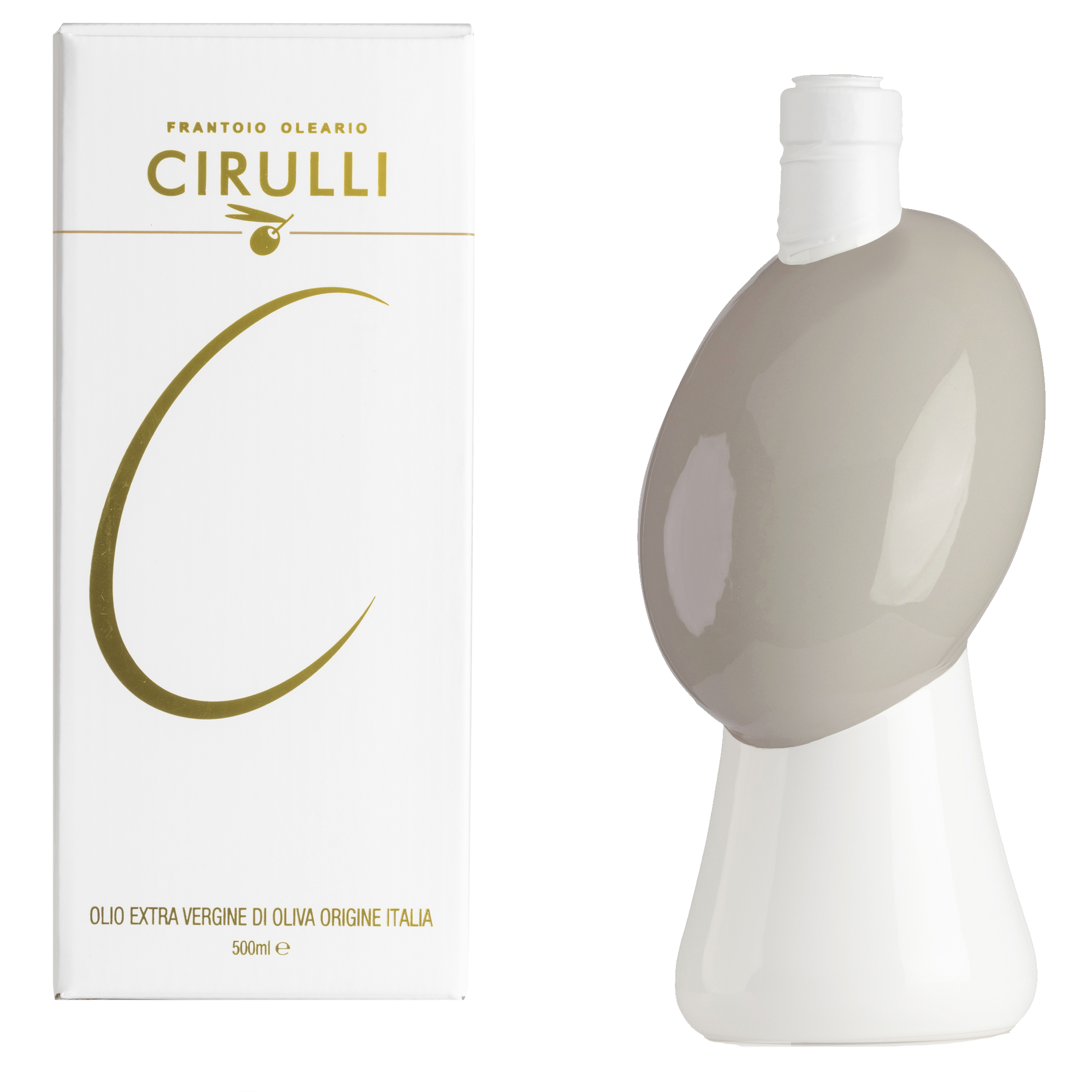 Orcio di olio extravergine di oliva • 500ml • Tortora